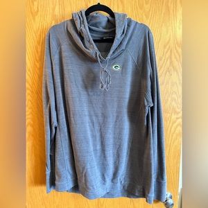 Green Bay Packers Women's Cowlneck Pullover XXL